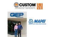 CTEF Grant Matching gifts from Custom Building Products, Mapei and QEP