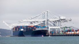 ships docked at U.S. port