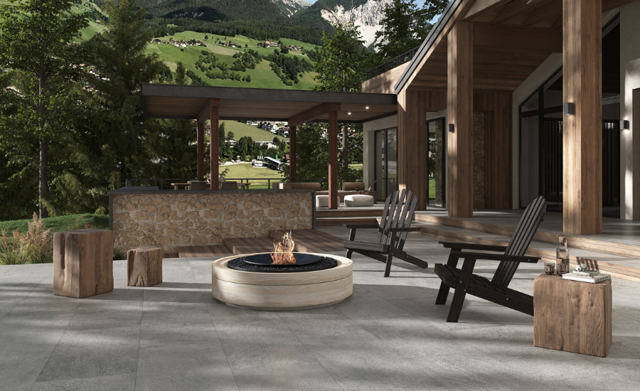 Ceramica Magica Retreat In& Out Tiles Quartzite in Silver