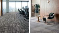 Knitstitch and Breakout Carpet Tile by Interface